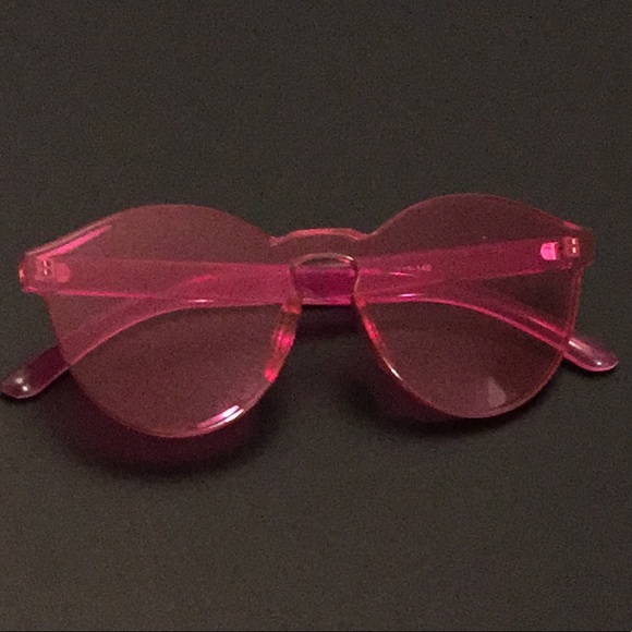 Pink retro sunglasses - Picture 3 of 3